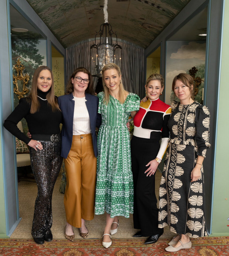 Cammie Marrs, Jessica Salmons, Hannah Cecil Gurney, Karen Rogers-Still, Jemma Cave at Culp Associates (Photo by George Fiala)
