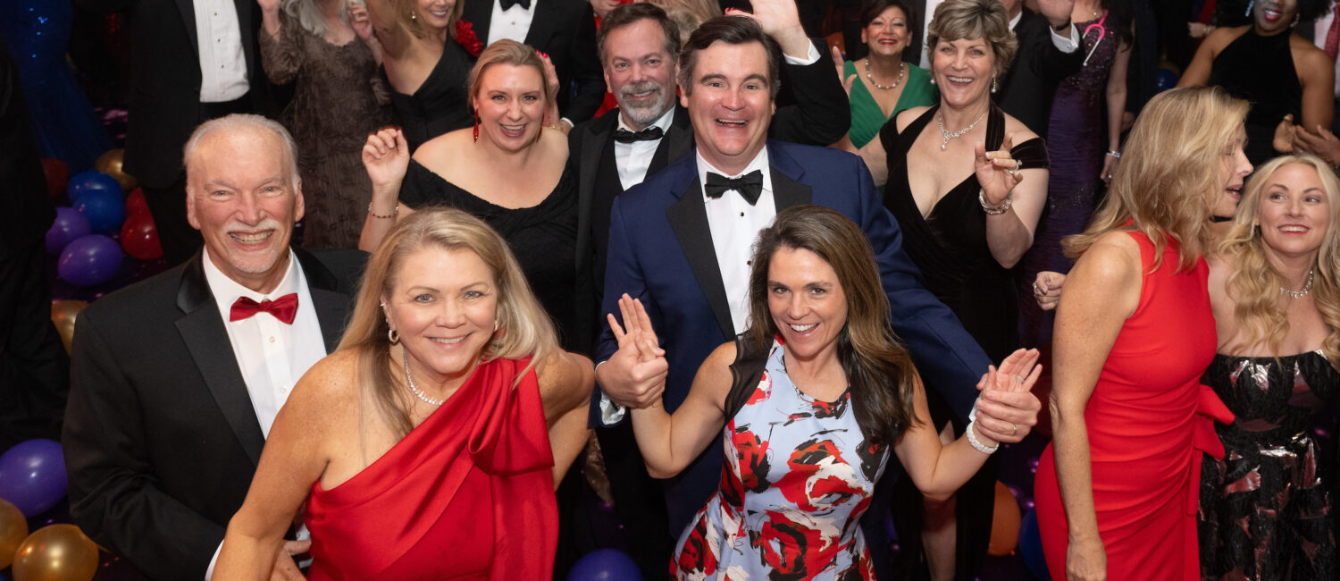 Celebrants on the dance floor  at the 40th anniversary American Heart Association Heart Ball. (Photo by Wilson Parish)
