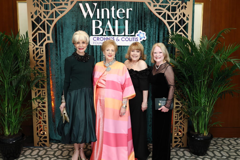 Leisa Holland-Nelson, Jerre Williams, Marilu Garza, Pam Lovett at the Winter Ball