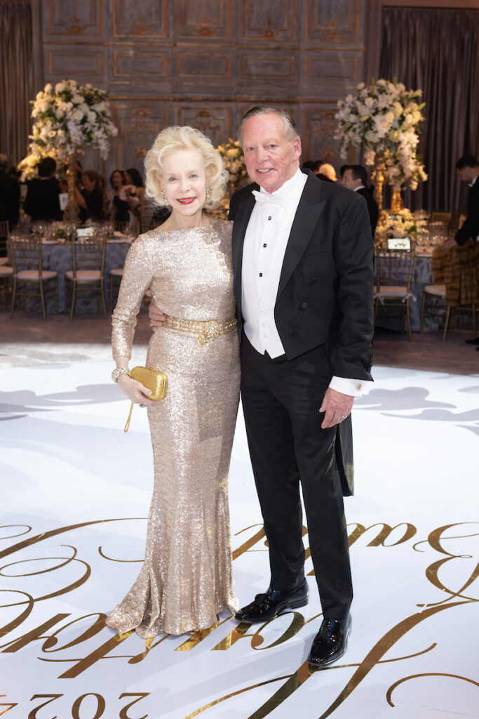 Lynn Wyatt, Richard Flowers  at the Houston Ballet Ball 'Mayerling,' held at Wortham Theater Center. (Photo by Wilson Parish)