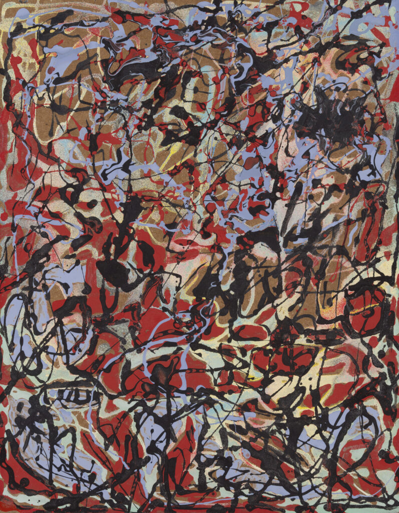 Janet Sobel's "Untitled" (1946–48), at The Menil Collection (© Janet Sobel. Photo by James Craven)