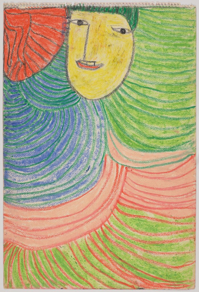 Janet Sobel's "Untitled," ca. 1948, at The Menil Collection (© Janet Sobel. Photo by Paul Hester)