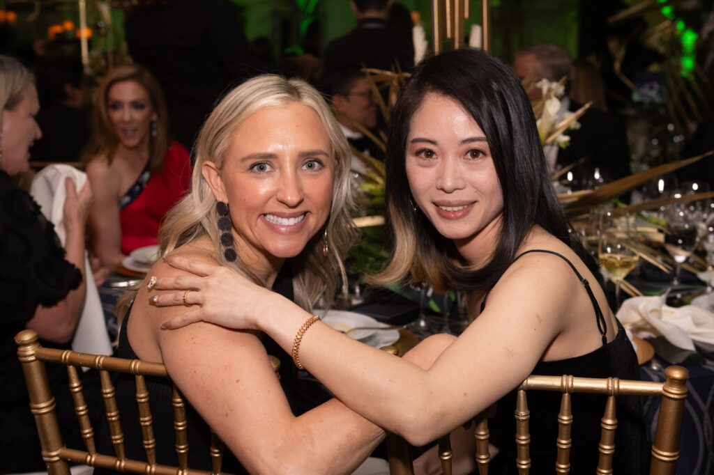 Emily Hanley, Feifei Ma at the Asia Society Texas Tiger Ball 'Celebrating Magnificent Asia' (Photo by Wilson Parish)