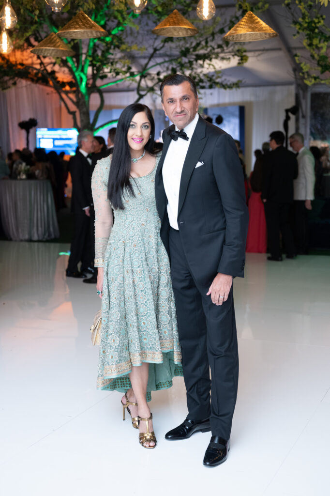 Best Dressed Hall of Fame honoree Sippi & Ajay Khurana at the Asia Society Texas Tiger Ball 'Celebrating Magnificent Asia' (Photo by Daniel Ortiz)