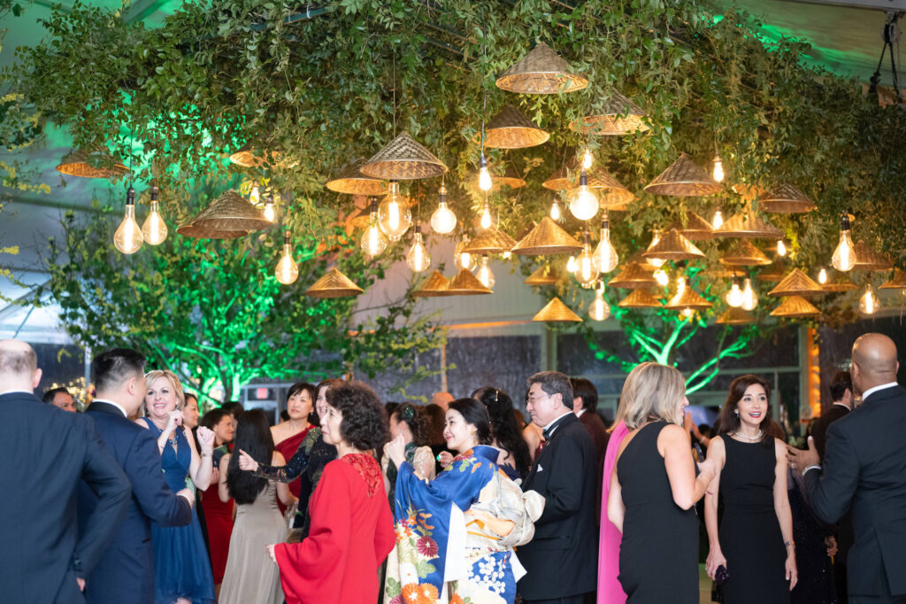 Themed decor at the Asia Society Texas Tiger Ball 'Celebrating Magnificent Asia' (Photo by Daniel Ortiz)