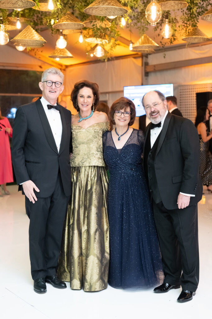 Gala chairs David & Heidi Gerger with honorees Sabria and Kevin Lewis at the Asia Society Texas Tiger Ball 'Celebrating Magnificent Asia' (Photo by Daniel Ortiz)