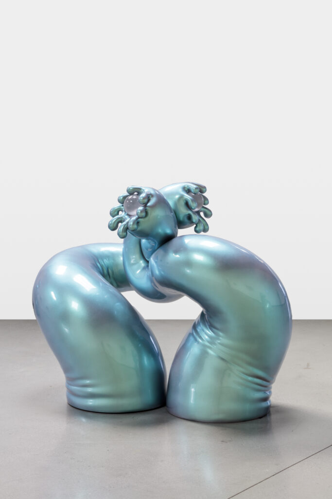 The Haas Brothers' "Cyberzoid 4," 2023. (Photo by Charles White, courtesy the artist and Jeffrey Deitch)
