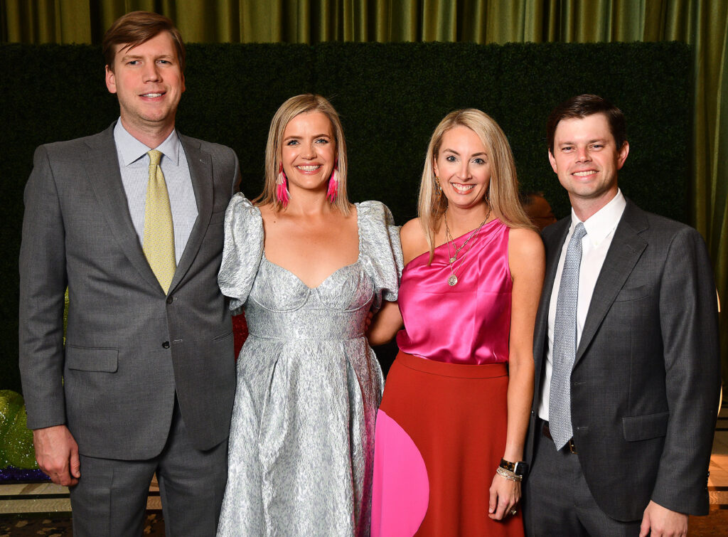 Co-chairs John & Cassie Milam and Lauren & John Brollier make the scene at the Communities in Schools of Houston dinner.