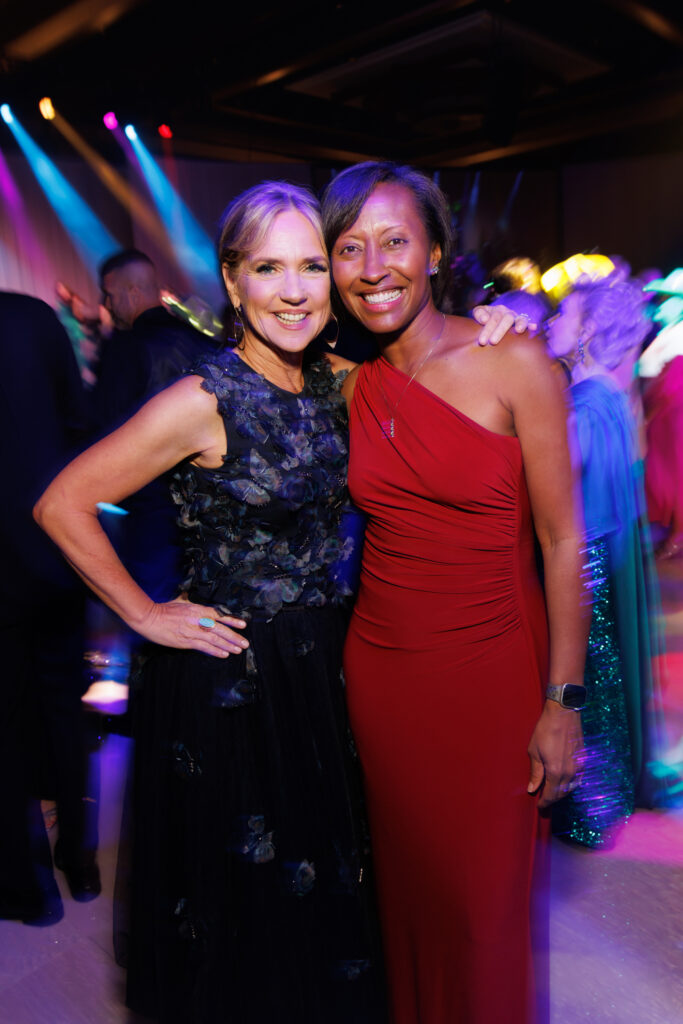 Alie Pruner, Tandra Perkins at the Memorial Hermann gala.