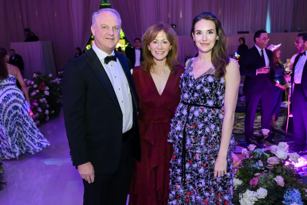 Brad & Jill Deutser, Lauren Gow at the   'No Mountain High Enough' themed gala benefitting the Memorial Hermann  Foundation at the Hilton Americas-Houston.(Photo by Michelle Watson)