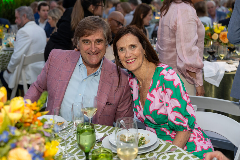 George & Sallie Alcorn at the Memorial Park Conservancy 100th anniversary dinner. (Photo by Jenny Antill)