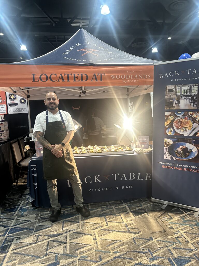 Back Table Chef Ivan Rodriguez won The Woodlands Chamber of Commerce's Taste of the Town.