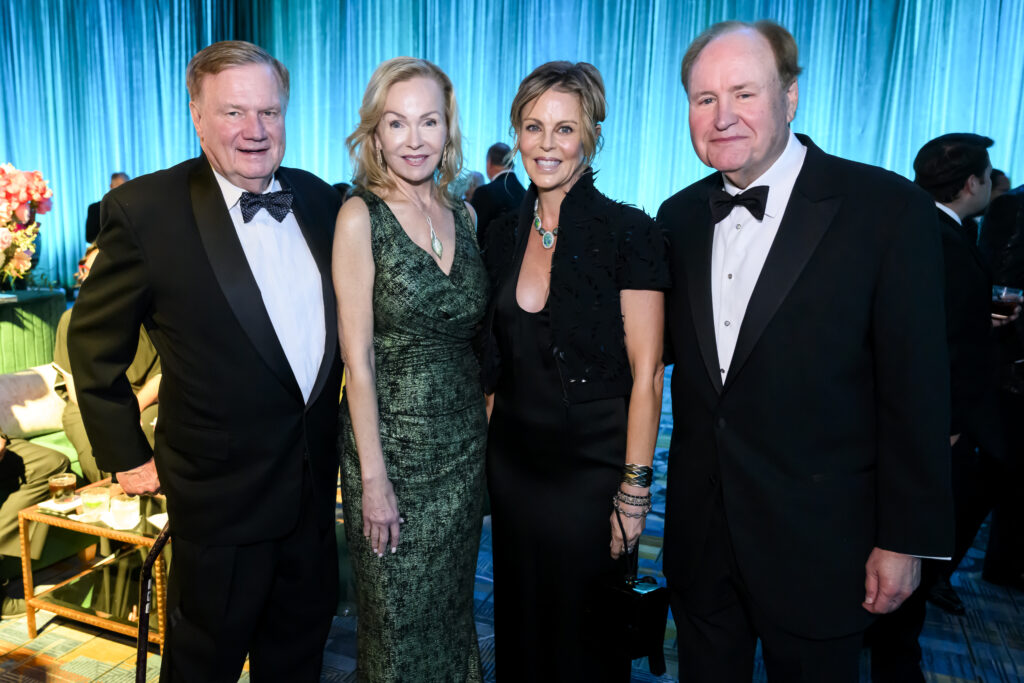 Keith & Alice Mosing, Elizabeth & gary Petersen at the 'No Mountain High Enough' themed gala benefitting the Memorial Hermann  Foundation at the Hilton Americas-Houston.(Photo by Michelle Watson)