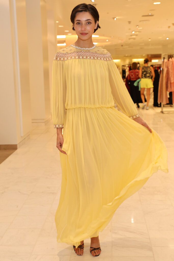 Adam Lippes ladylike fashions on display at a special luncheon at Neiman Marcus. (Photo by Photos by Priscilla Dickson)