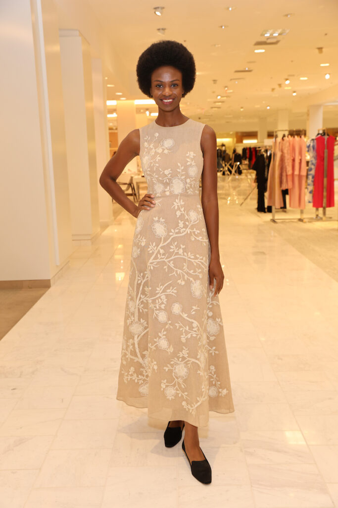 Adam Lippes ladylike fashions on display at a special luncheon at Neiman Marcus. (Photo by Priscilla Dickson)