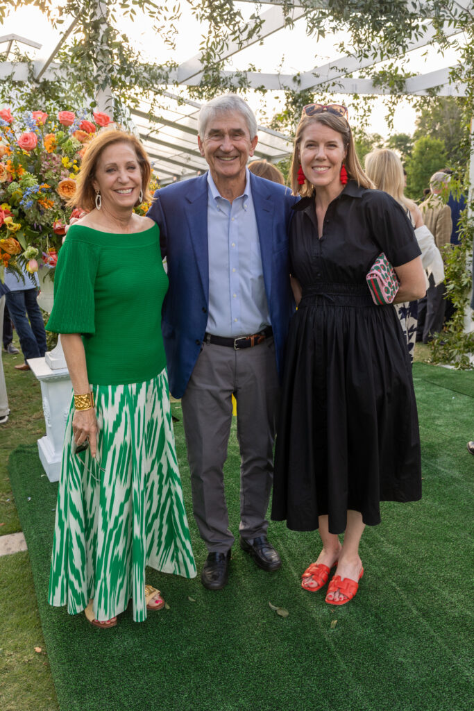 Polly & Murry Bowden, Holli Clements  at the Memorial Park Conservancy 100th anniversary dinner. (Photo by Jenny Antill)