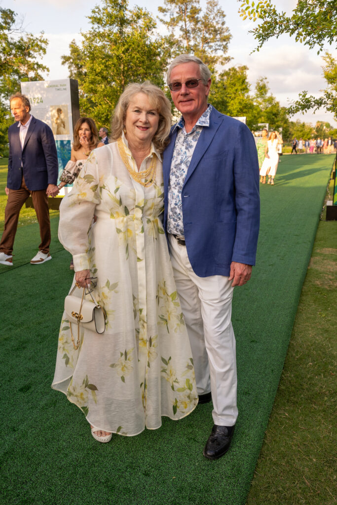 Roberta & David Rude at the Memorial Park Conservancy 100th anniversary dinner. (Photo by Jenny Antill)