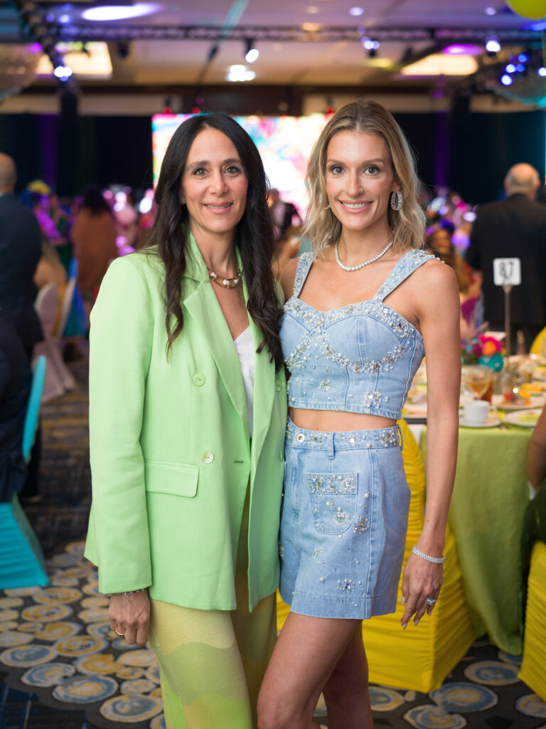 Amy Zadok, Michelle Zadok at the Latin Women's Initiative fashion show and luncheon. (Photo by Daniel Ortiz)