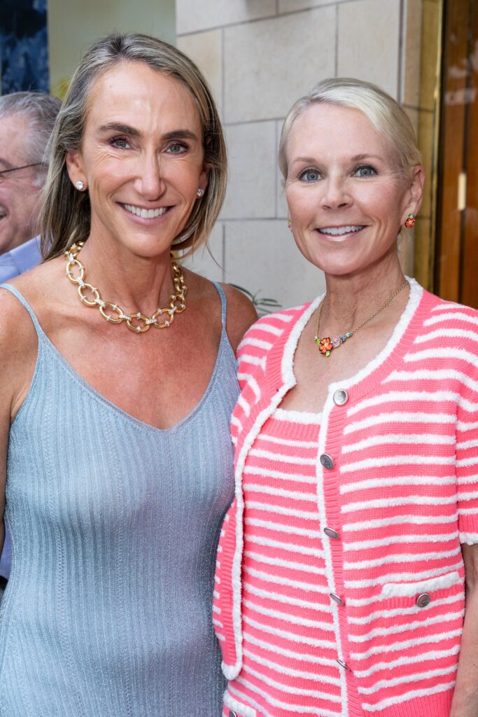 Courtney Sarofim, Mindy Hildebrand at the Adam Lippes store opening in River Oaks District. (Photo by Emily Jaschke)