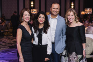 Dr. Susan Blaney, Dr. Asha Virani, Farid Virani & Debbie Sukin (Photo by Jenny Antill/Texas Children's Hospital)