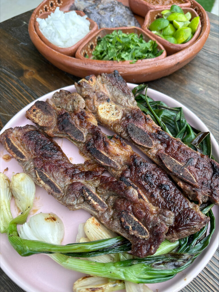 Chef Juan Rodriguez's tablitas short ribs and borracha salsa make a great carne asada meal.