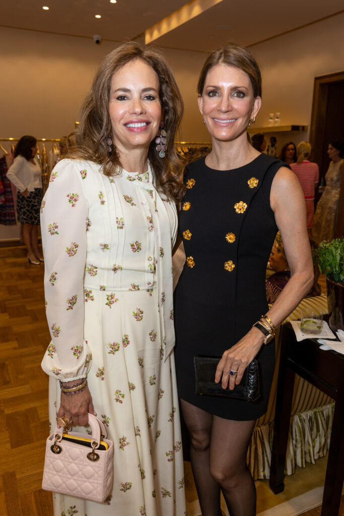Hilda Curran, Tiffany Masterson at the Adam Lippes store opening in River Oaks District (Photo by Emily Jaschke)