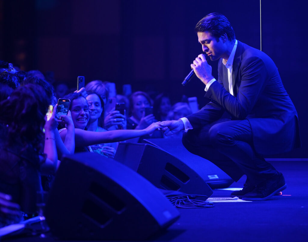 Matteo Bocelli performs at the University of St. Thomas gala. (Photo by Gwen Juarez)