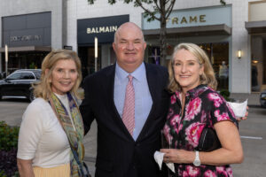 Melissa Schnitzer, John & Claire Curtin_AdamLippes_HOU_Opening_051524 (Photo by Emily Jaschke)