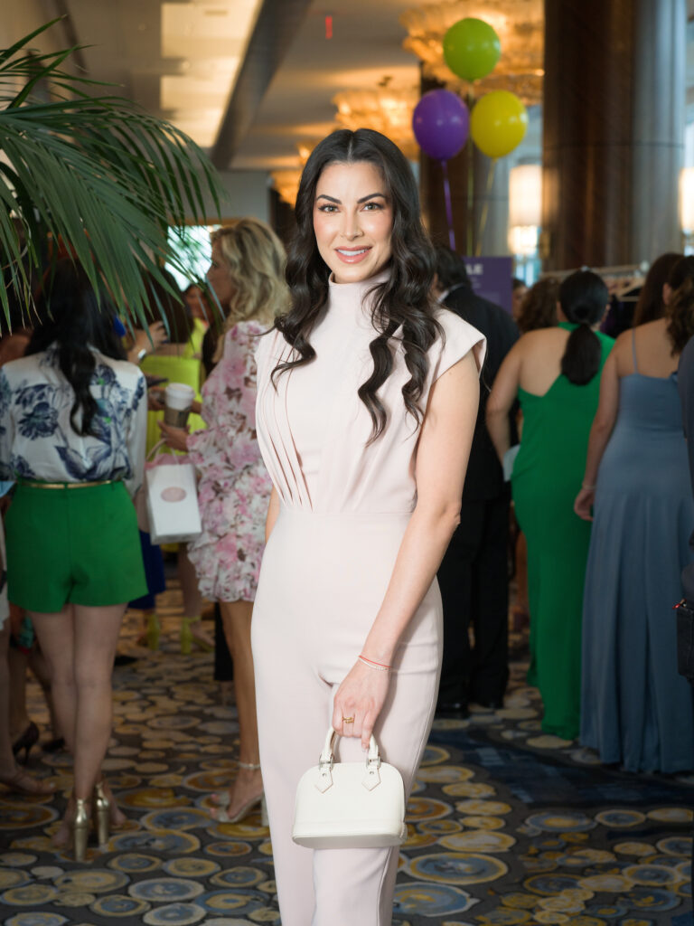Nancy Gonzalez at the Latin Women's Initiative fashion show and luncheon. (Photo by Daniel Ortiz)