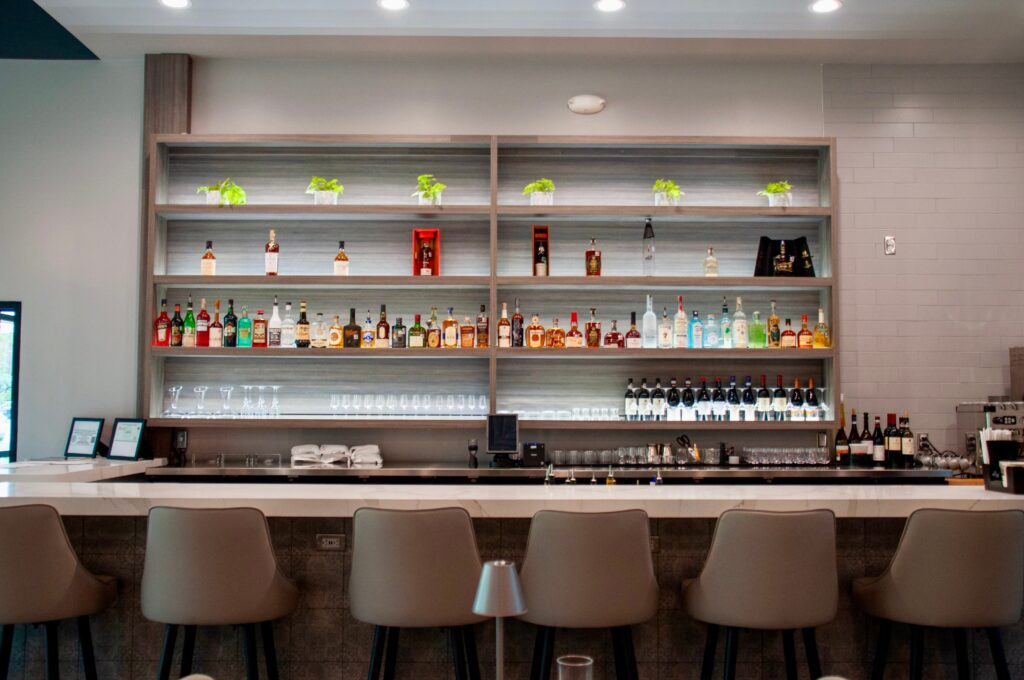 Along with an extensive wine list, there are traditional cocktail and spirit-free cocktail menus. (Photo by Mia Valdez)