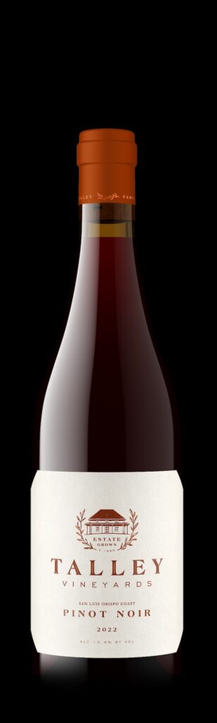 The 2002 Talley Vineyards Estate pinot noir pairs well with merguez.