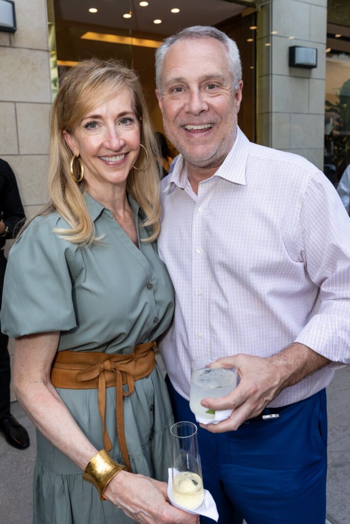 Tricia & Mike Blalock at the Adam Lippes store opening in River Oaks District (Photo by Emily Jaschke)