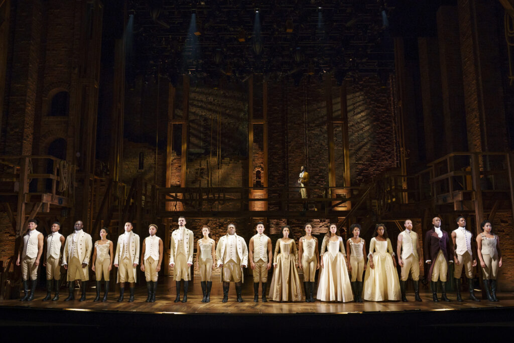 Hamilton's national tour takes over Bass Hall this June. (Photo by Joan Marcus)