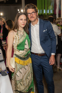 Ann and Judd Swanson at the 2024 Glasstire Party and Auction (Photo by Jenny Antill)