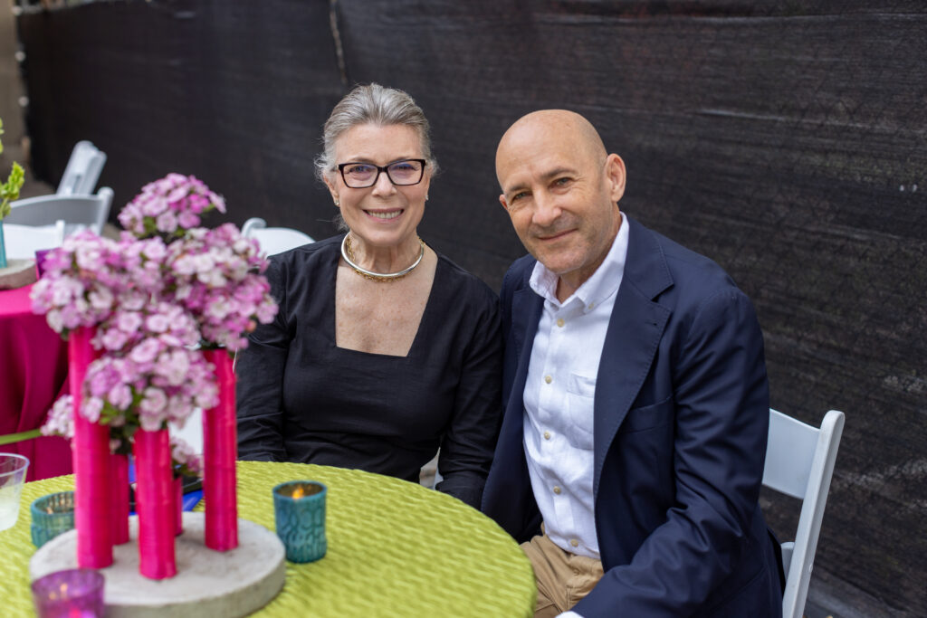 Sara Carter & Ralph Manak at the 2024 Glasstire Party and Auction (Photo by Jenny Antill)