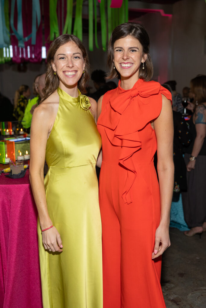 Virginia Reynolds, Carmen Reynolds at the 2024 Glasstire Party and Auction (Photo by Jenny Antill)