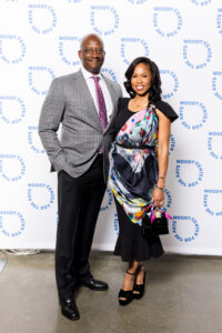 Derrick Mitchell & Roslyn Bazzelle Mitchell at Rice University’s Moody Center for the Arts seventh anniversary annual fundraising dinner (Photo by Hung Truong)
