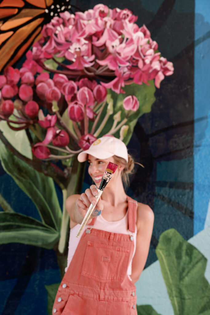 Brooker draws inspiration from botanical nature and flowers, which are proven to create a higher sense of enjoyment and life satisfaction. (Photo by Meda Abigail Photography)