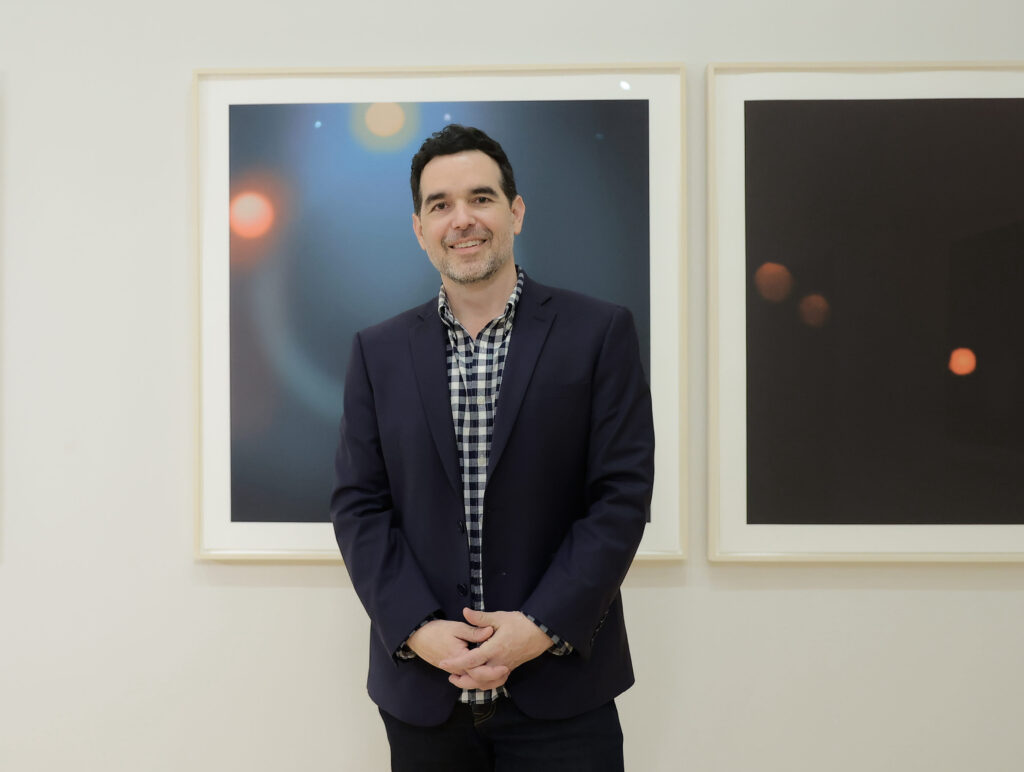 Dario Robleto is a transdisciplinary artist known for incorporating scientific innovation into his works. (Photo by Sean Su Photography)