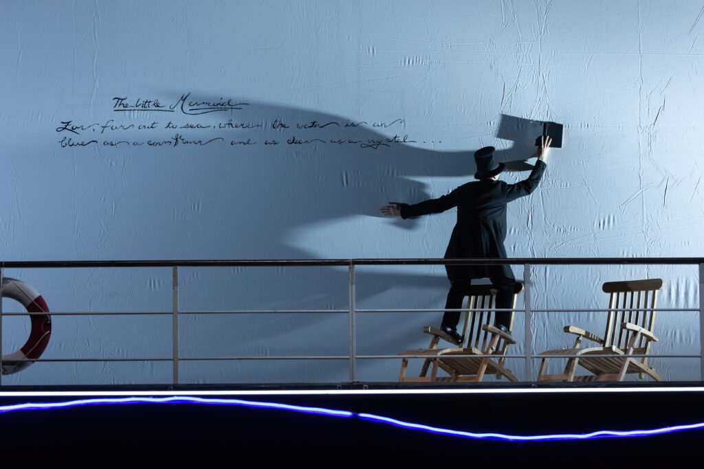 Houston Ballet principal Connor Walsh as The Poet in John Neumeier’s "The Little Mermaid." (Photo by Amitava Sarkar)
