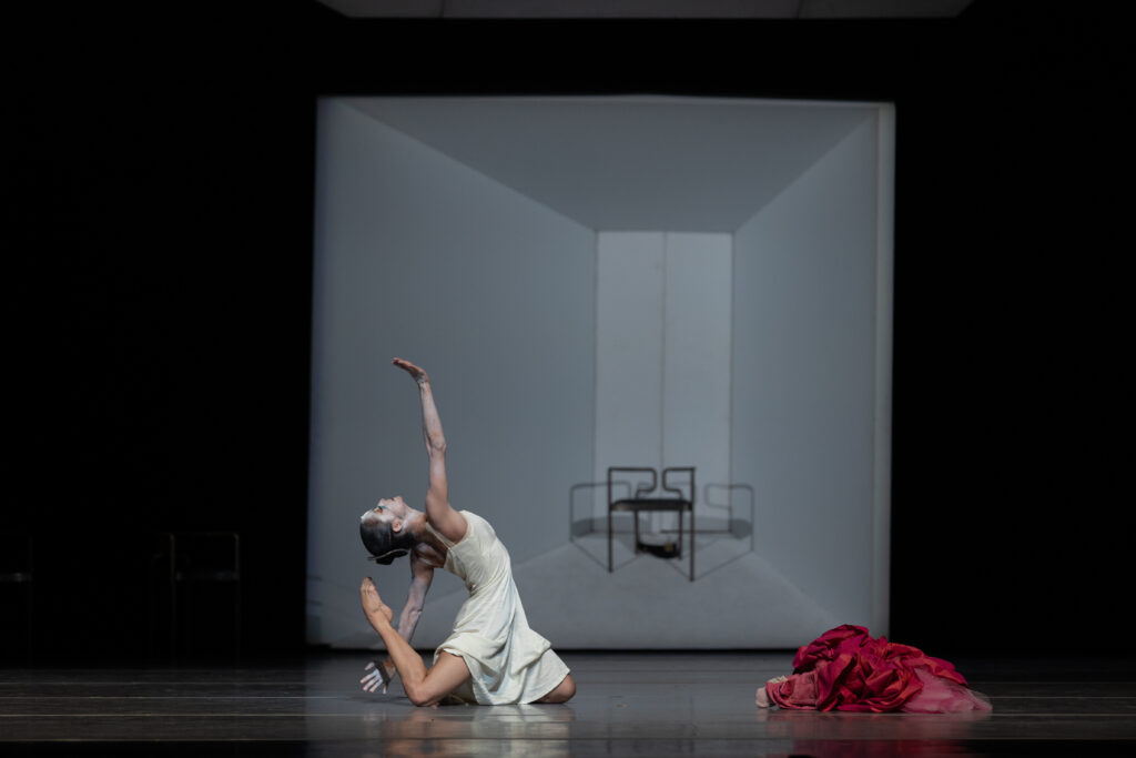 Houston Ballet principal Karina González as The Little Mermaid/His Creation in John Neumeier’s "The Little Mermaid." (Photo by Amitava Sarkar)