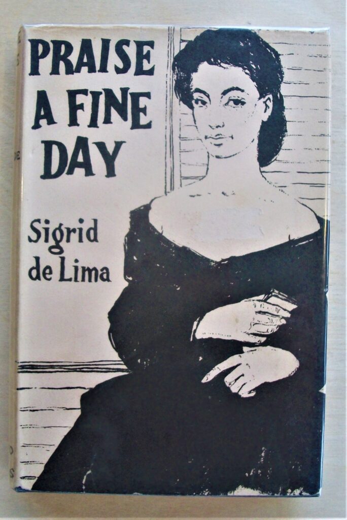 Sigrid de Lima, a celebrated novelist, wife of artist Stephen Greene and mother of Museum of Fine Arts, Houston curator Alison de Lima Greene, wrote this novel "Praise A Fine Day," originally published by Random House in 1959. Pictured is a British edition of the novel published by Chatto & Windus in 1960.