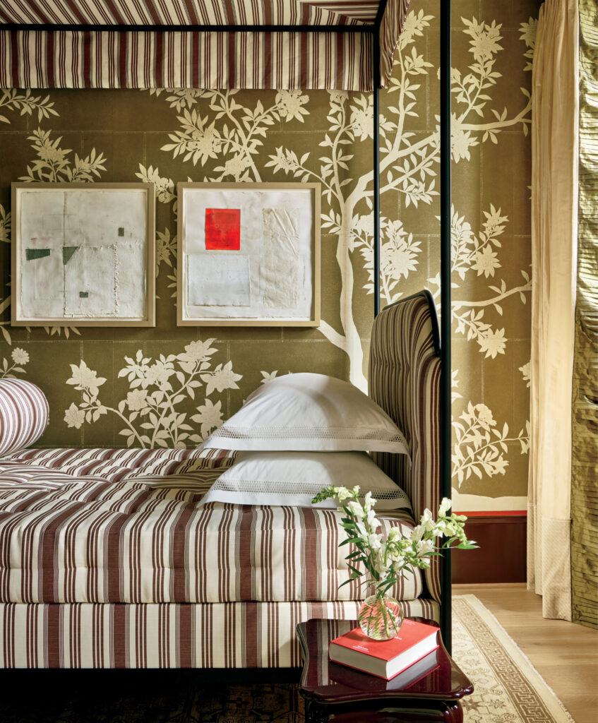 Mike Gracie, Jenn Gracie, and Zach Shea will appear Wednesday, October 23 at Laura Lee Clark. Photo from the new book The Art of Gracie: Handpainted Wallpapers, Timeless Rooms (Rizzoli), (Photo by Carmel Brantley)