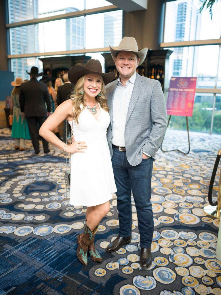 Alexa & Adam Shank at the Houston Cattle Baron's Ball. (Photo by Daniel Ortiz)