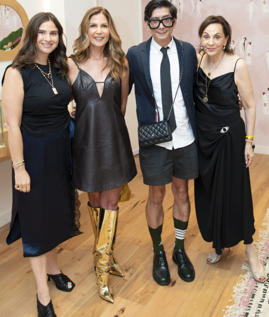 Alysa Teichman, Jennifer Karol, Billy Fong, and Joanne Teichman (Photo by Tamytha Cameron)