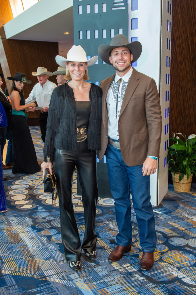 Ashley & Jason Broha at the Houston Cattle Baron's Ball. (Photo by Jacob Power)