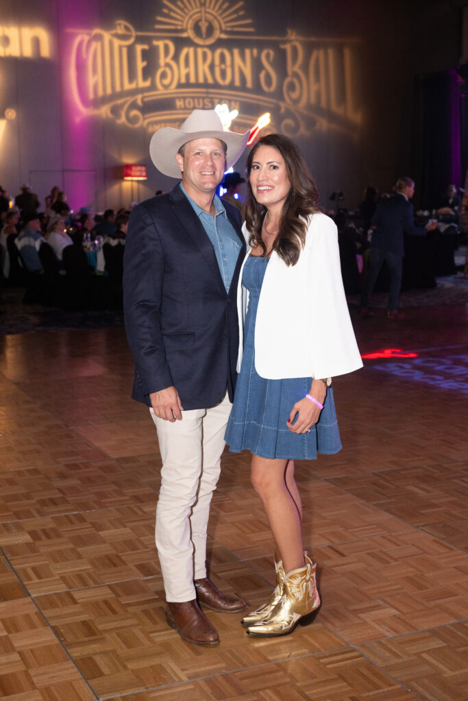 Ben & Maureen Lucas at the Houston Cattle Baron's Ball. (Photo by Wilson Parrish)