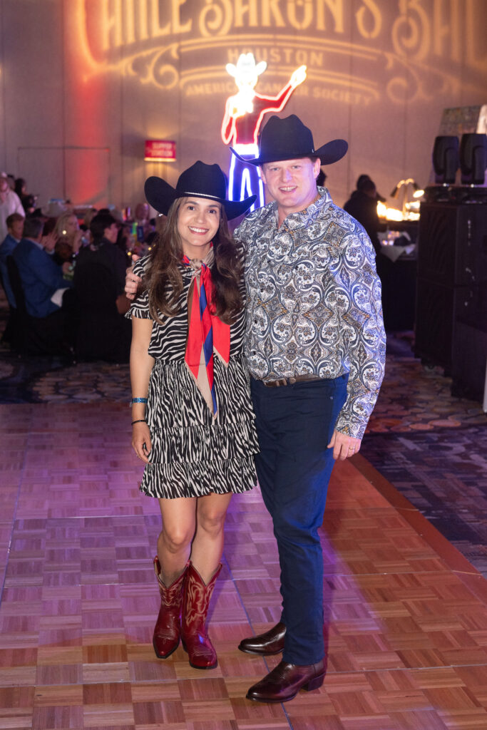 Deborah and Eric Eyberg at the Houston Cattle Baron's Ball. (Photo by Wilson Parrish)
