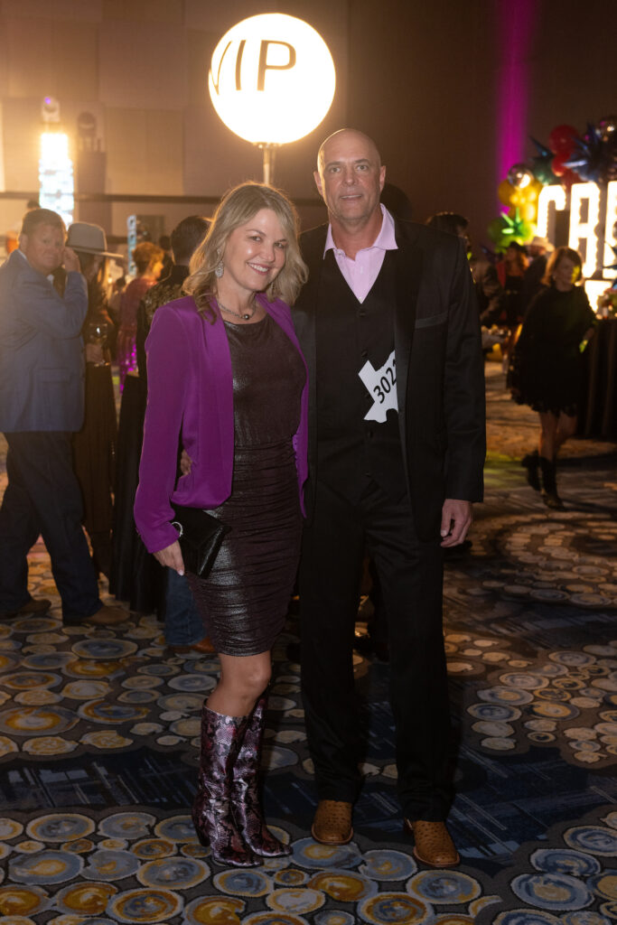 Janette and Jeff Marx at the Houston Cattle Baron's Ball. (Photo by Wilson Parrish)