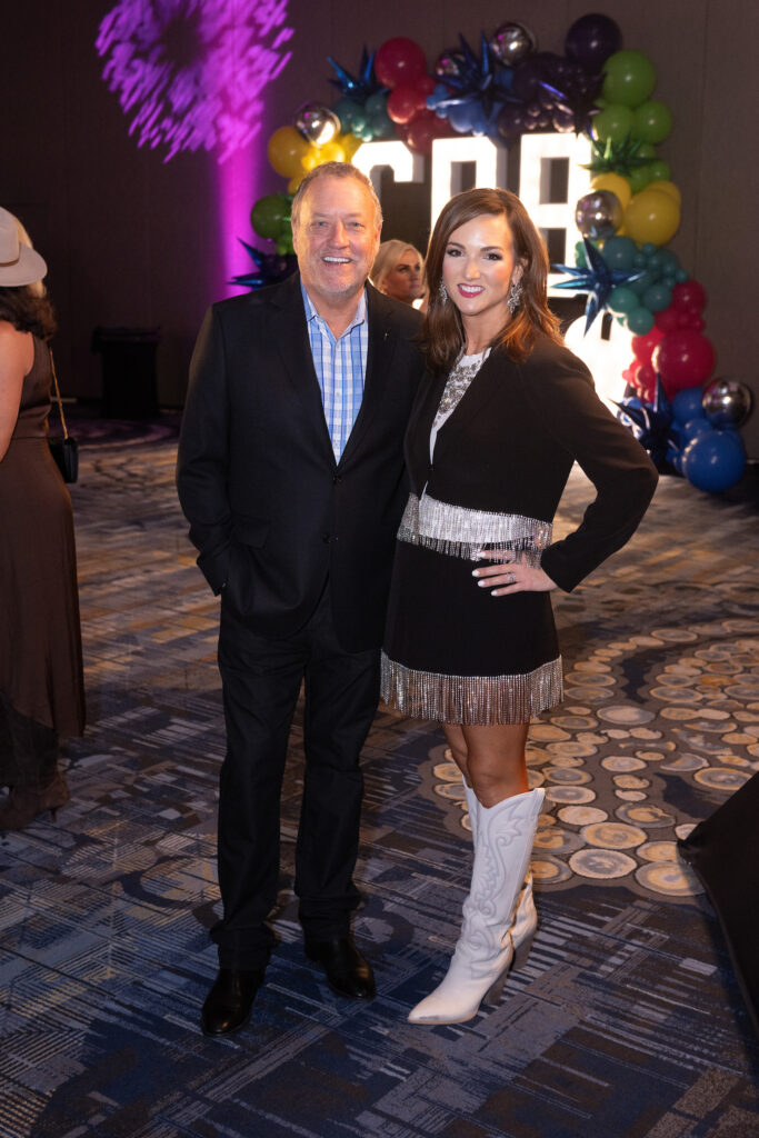 Jeff Fehlis, Jenny Todd at the Houston Cattle Baron's Ball. (Photo by Wilson Parrish)